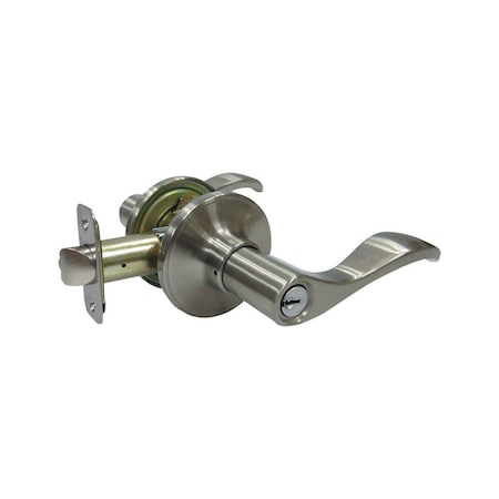 Faultless Faultless Naples Lever Satin Nickel Lever Lock Right Handed LYEX200B
